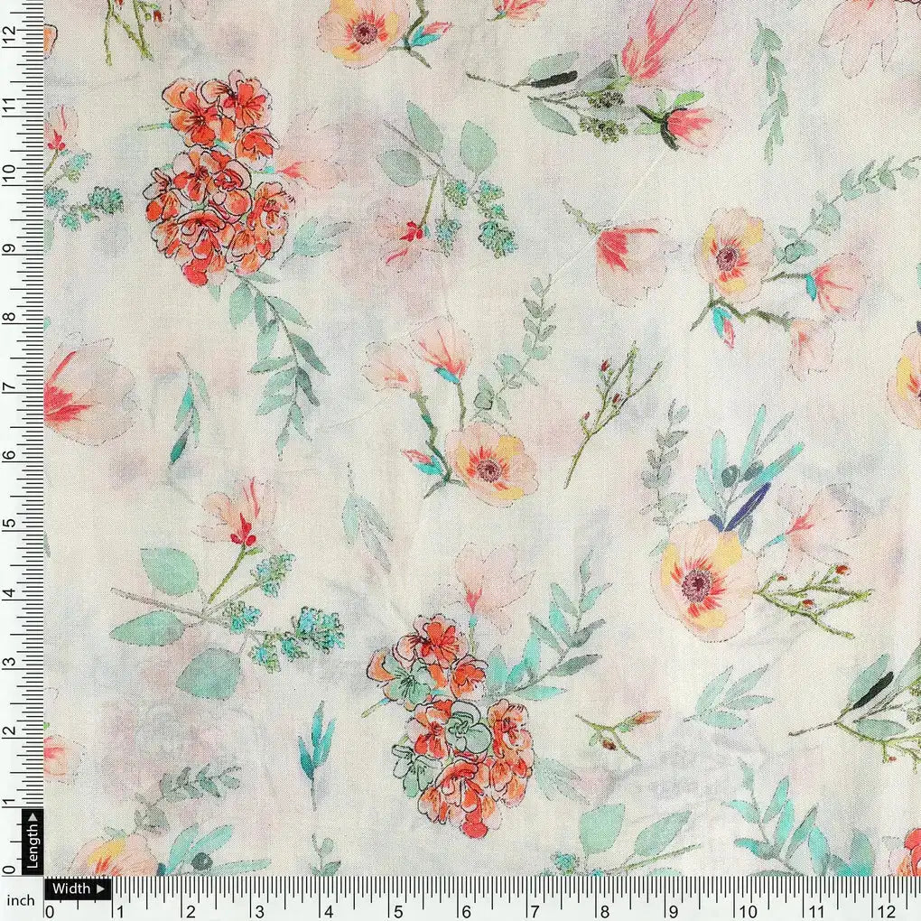 Light green Leaves Pure Muslin Printed Fabric Material – pm 0 ma021970 110 lightgoldenrodyellow leaves pure muslin printed fabric material 4