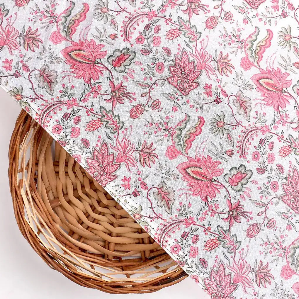 Lightcyan Jacobean Pure Muslin Printed Fabric Material – pm 0 ma021989 110 lightcyan jacobean pure muslin printed fabric material 2