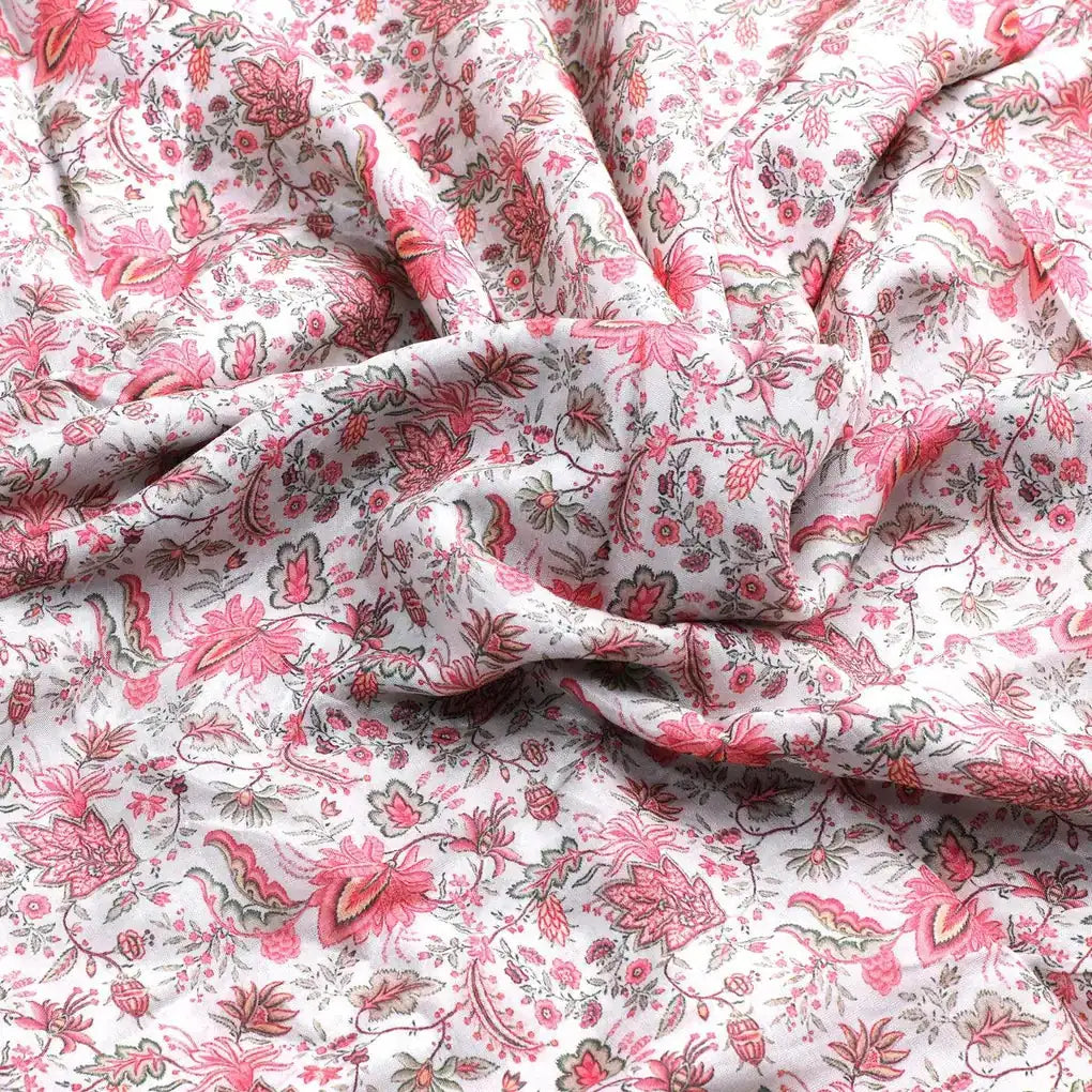 Lightcyan Jacobean Pure Muslin Printed Fabric Material – pm 0 ma021989 110 lightcyan jacobean pure muslin printed fabric material 3