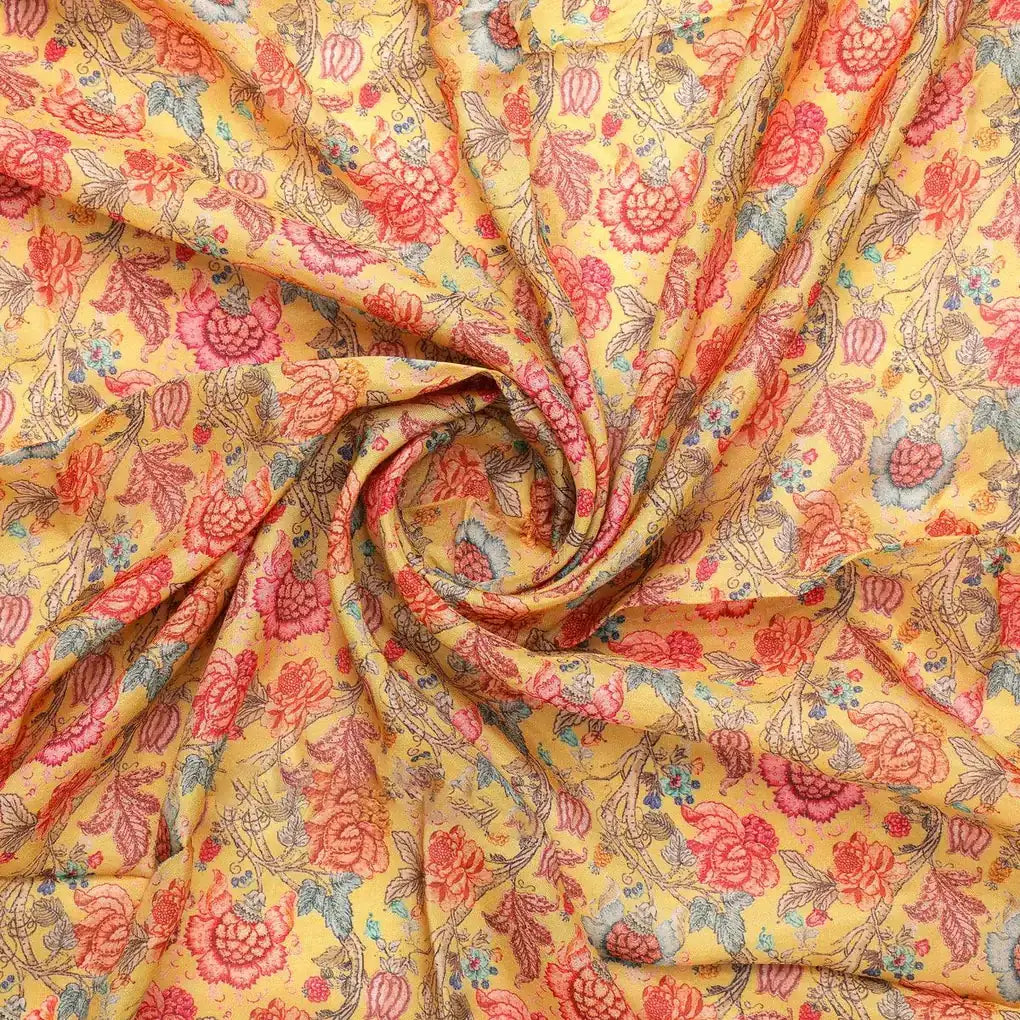 Darkolivegreen Jacobean Pure Muslin Printed Fabric Material – pm 0 ma021993p1 110 darkolivegreen jacobean pure muslin printed fabric material 1