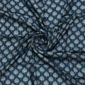 Stylized Mepal Leaf Motif Digital Printed Fabric - Pure Muslin – pm 0 ma02999 110 stylized mepal leaf motif digital printed fabric pure muslin 1