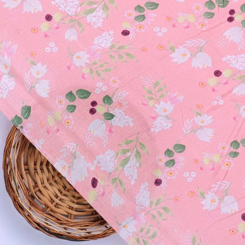 Disty Print On Peach Digital Printed Fabric - Pure Muslin – pm 0 ma04390 110 disty print on peach digital printed fabric pure muslin 2