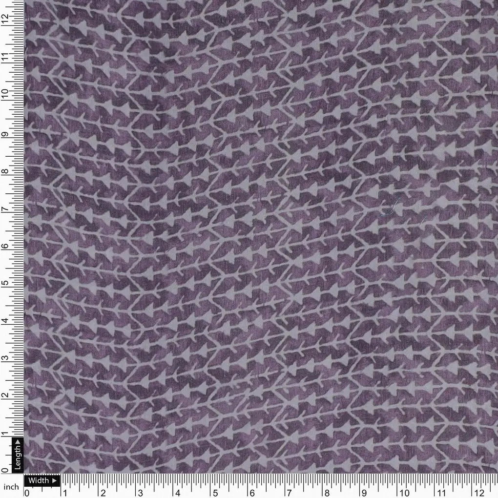 Seamless Link Abstract With Old Lavender Digital Printed Fabric - Pure Muslin – pm 0 ma0513 110 seamless link abstract with old lavender digital printed fabric pure muslin 4