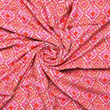 Hand Painted Argyle Pattern Digital Printed Fabric - Pure Muslin – pm 0 ma0708 110 hand painted argyle pattern digital printed fabric pure muslin 1