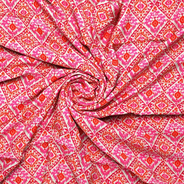Hand Painted Argyle Pattern Digital Printed Fabric - Pure Muslin – pm 0 ma0708 110 hand painted argyle pattern digital printed fabric pure muslin 1