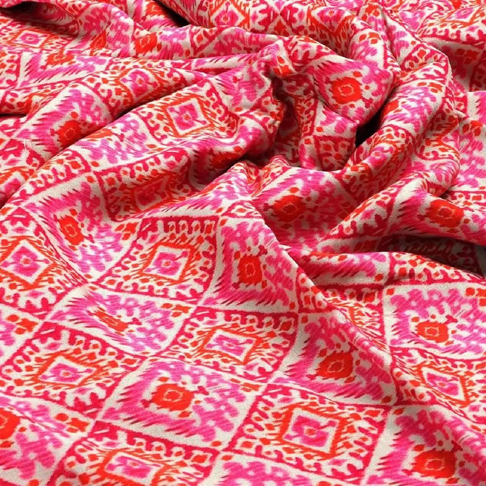 Hand Painted Argyle Pattern Digital Printed Fabric - Pure Muslin – pm 0 ma0708 110 hand painted argyle pattern digital printed fabric pure muslin 3