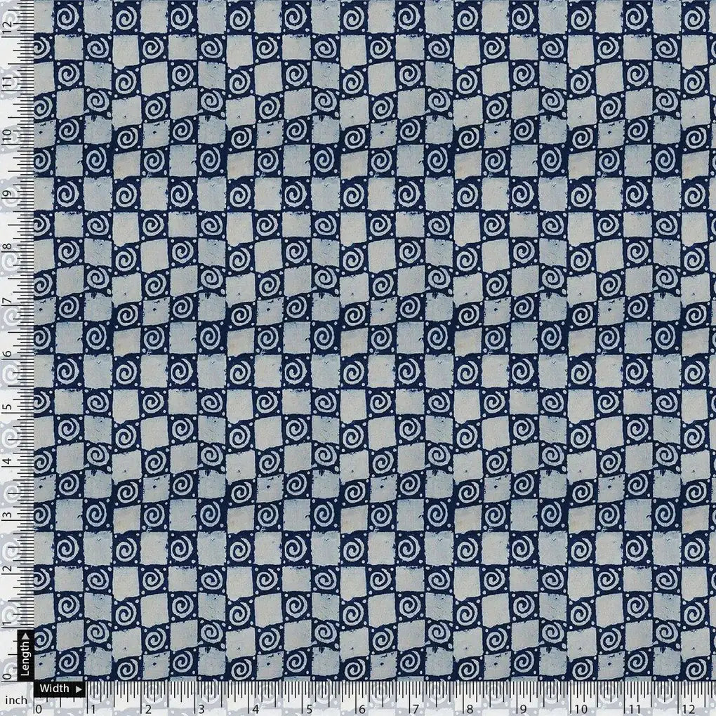 Classic Round With Checks Digital Printed Fabric - Pure Muslin – pm 0 ma0846 110 classic round with checks digital printed fabric pure muslin 4