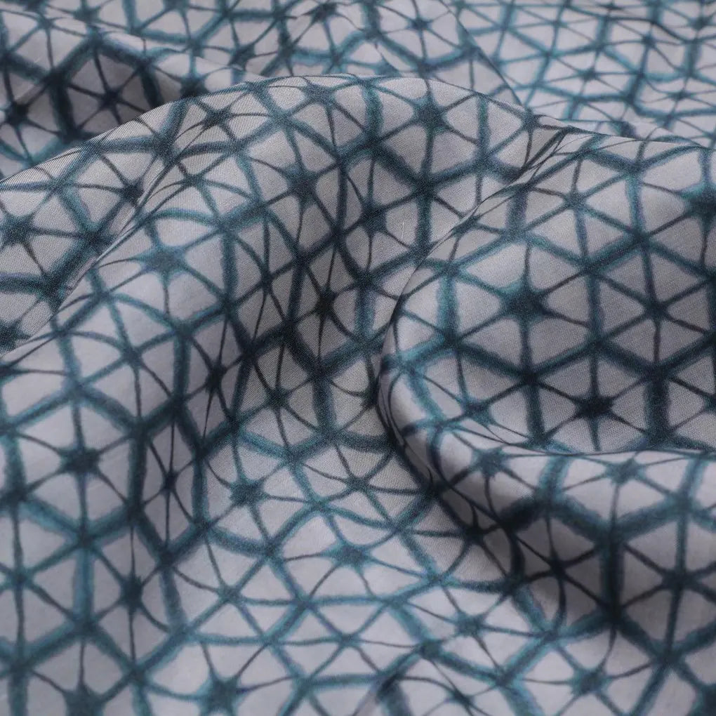 Creative Morden Abstract Hexagon Digital Printed Fabric - Pure Muslin – pm 0 ma0932 110 creative morden abstract hexagon digital printed fabric pure muslin 3