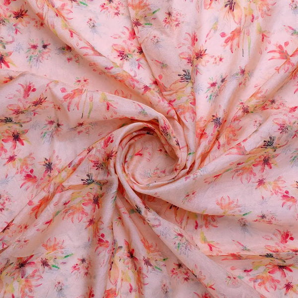 Brown Floral Pure Muslin Printed Fabric Material – pm 0 ma15604 110 brown floral pure muslin printed fabric material 1