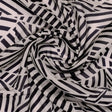 Attractive Black Strips With Bone Colour Digital Printed Fabric - Pure Muslin – pm 0 ta0078 110 attractive black strips with bone colour digital printed fabric pure muslin 1