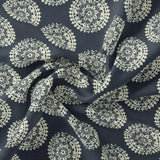 Seamless Rounded Suzani Art Digital Printed Fabric - Pure Muslin – pm 0 ta0136 151 seamless rounded suzani art digital printed fabric pure muslin 1