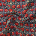 Cool Red Shiny Flower With Valley Digital Printed Fabric - Pure Muslin – pm 0 ta0139 151 cool red shiny flower with valley digital printed fabric pure muslin 1