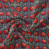 Cool Red Shiny Flower With Valley Digital Printed Fabric - Pure Muslin – pm 0 ta0139 151 cool red shiny flower with valley digital printed fabric pure muslin 1