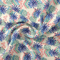 Morden Lily Floral Flower Digital Printed Fabric - Pure Muslin – pm 0 ta0265 110 morden lily floral flower digital printed fabric pure muslin 1