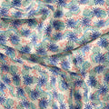 Morden Lily Floral Flower Digital Printed Fabric - Pure Muslin – pm 0 ta0265 110 morden lily floral flower digital printed fabric pure muslin 3