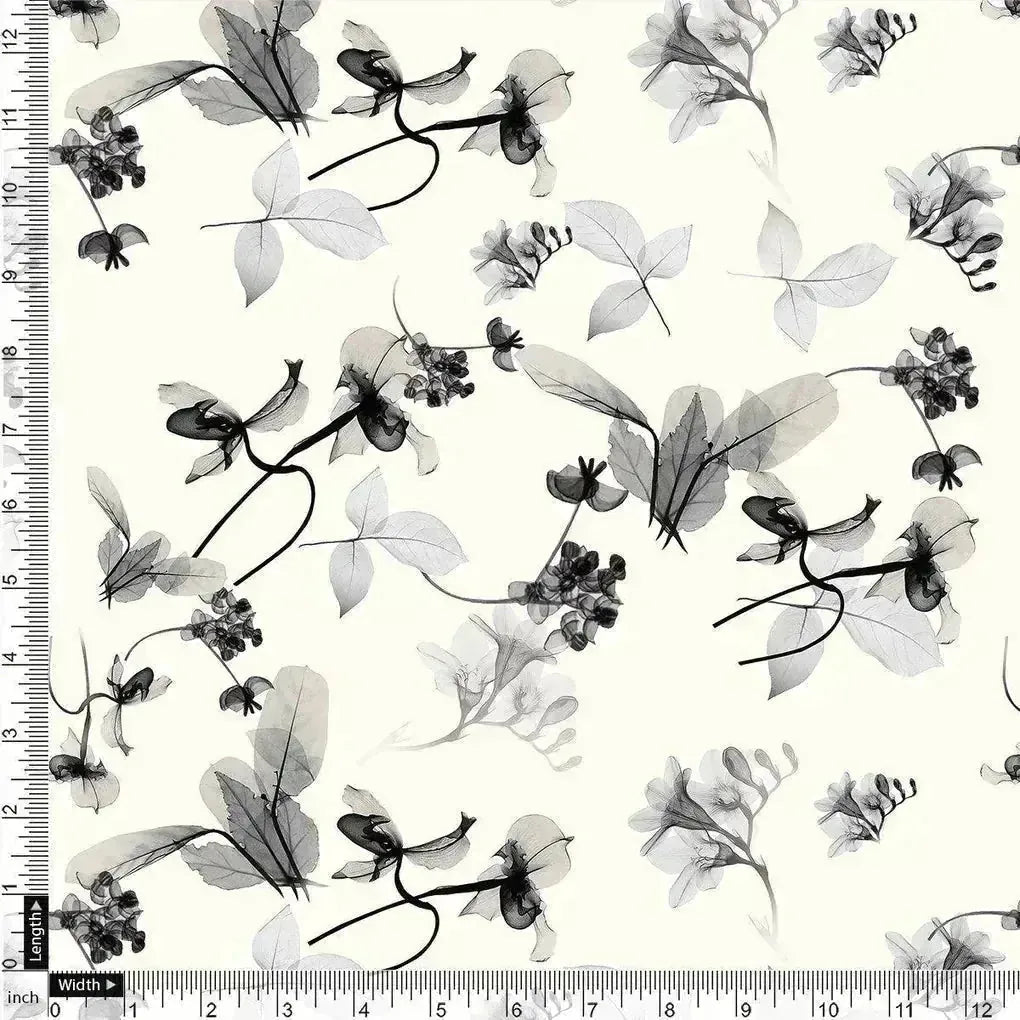 Black Floating Flowers Digital Printed Fabric - Pure Muslin – pm 0 ta06256 110 black floating flowers digital printed fabric pure muslin 4