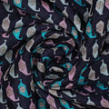 Stylized Leaf Motif Allover Digital Printed Fabric - Pure Muslin – pm 0 ta07535 110 stylized leaf motif allover digital printed fabric pure muslin 1