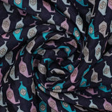 Stylized Leaf Motif Allover Digital Printed Fabric - Pure Muslin – pm 0 ta07535 110 stylized leaf motif allover digital printed fabric pure muslin 1