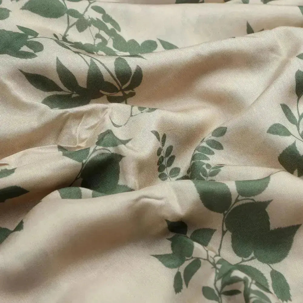 Olive Stalk And Leaves Digital Printed Fabric - Pure Muslin – pm 0 ta07593 110 olive stalk and leaves digital printed fabric pure muslin 3