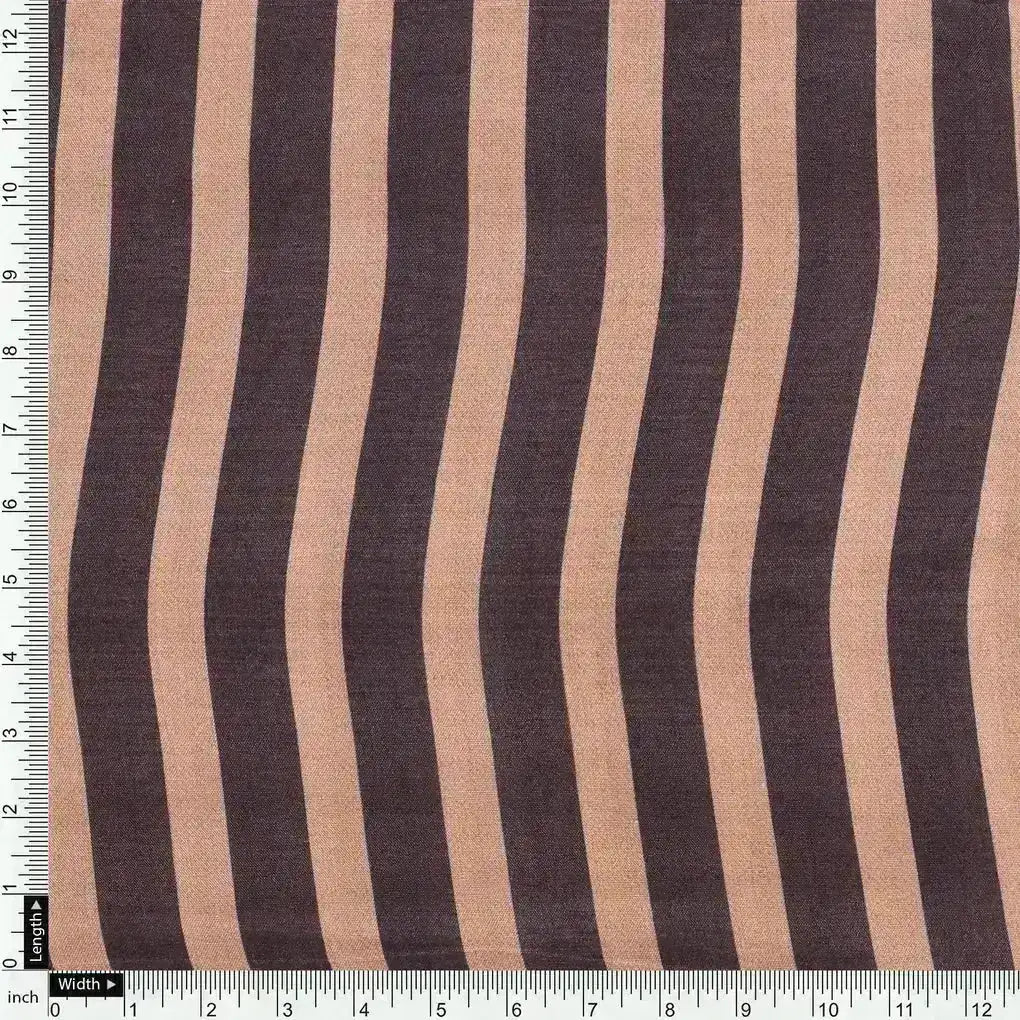 Brown Stripes Digital Printed Fabric - Pure Muslin – pm 0 ta07623 110 brown stripes digital printed fabric pure muslin 4
