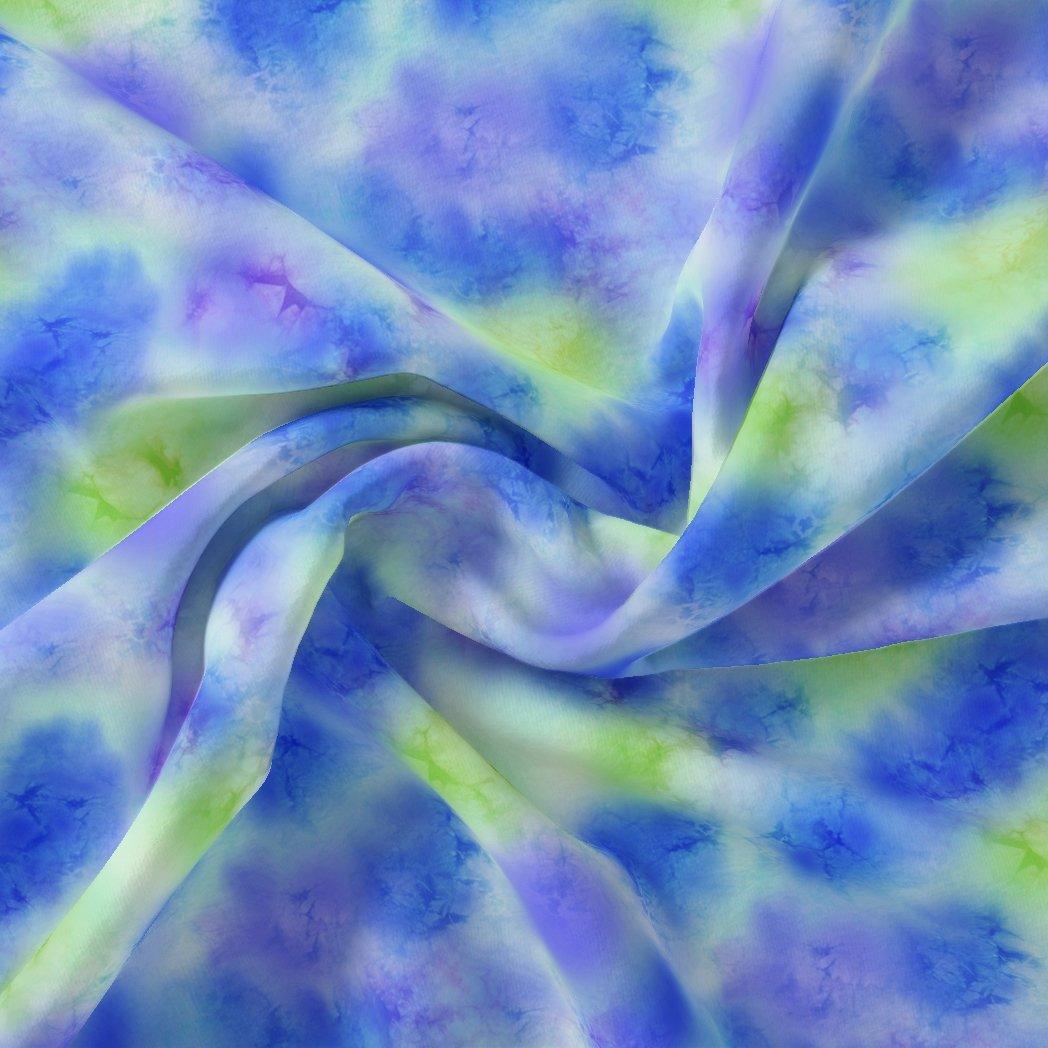 Classic Spotted Blue & Green Digital Printed Fabric - Pure Muslin – pm 0 ta08260p2 110 classic spotted blue and green digital printed fabric pure muslin 1