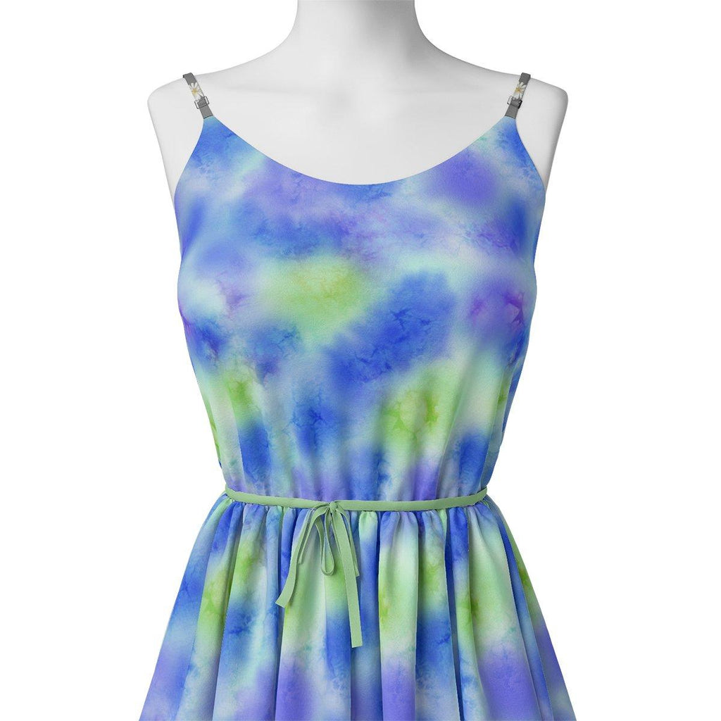 Classic Spotted Blue & Green Digital Printed Fabric - Pure Muslin – pm 0 ta08260p2 110 classic spotted blue and green digital printed fabric pure muslin 2