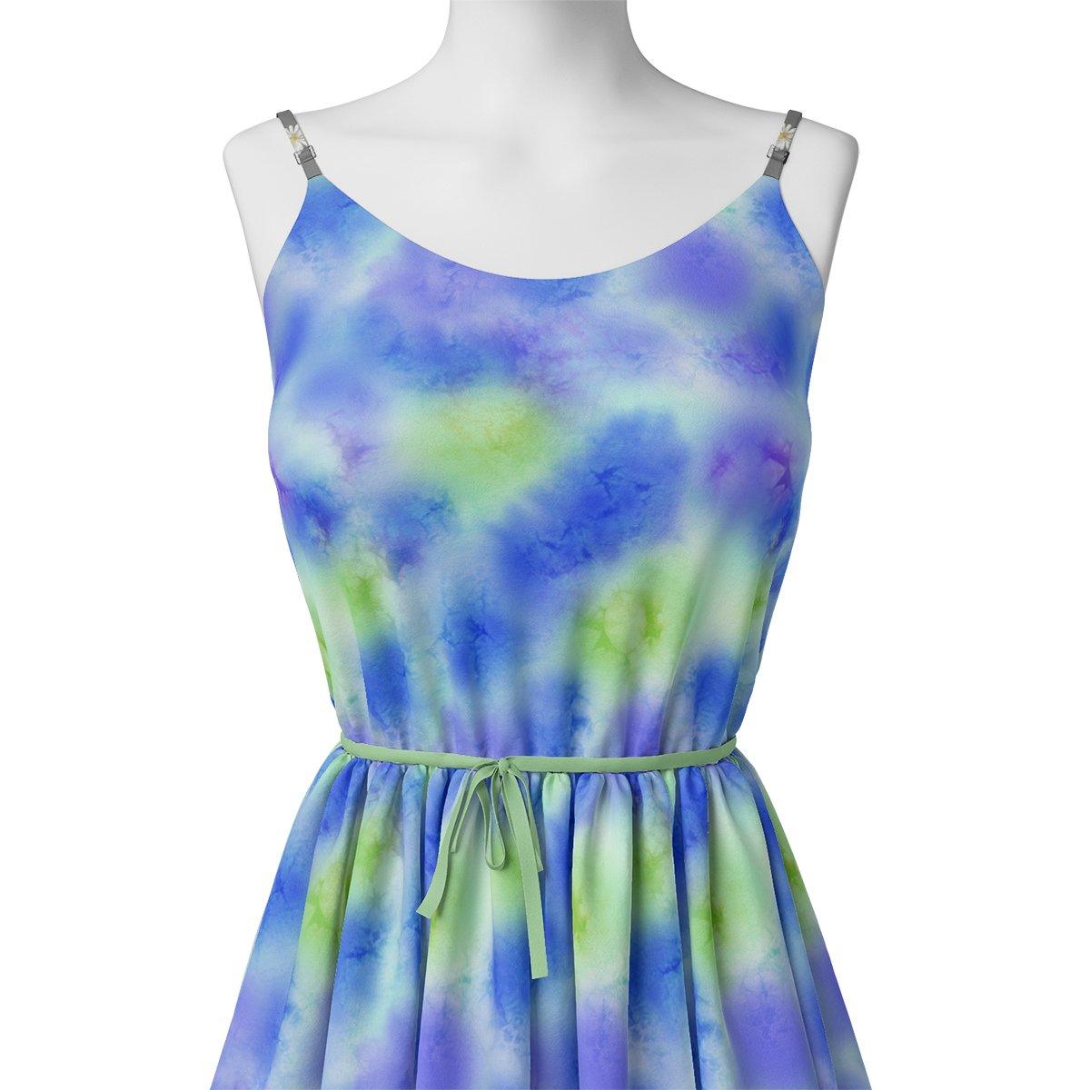 Classic Spotted Blue & Green Digital Printed Fabric - Pure Muslin – pm 0 ta08260p2 110 classic spotted blue and green digital printed fabric pure muslin 2