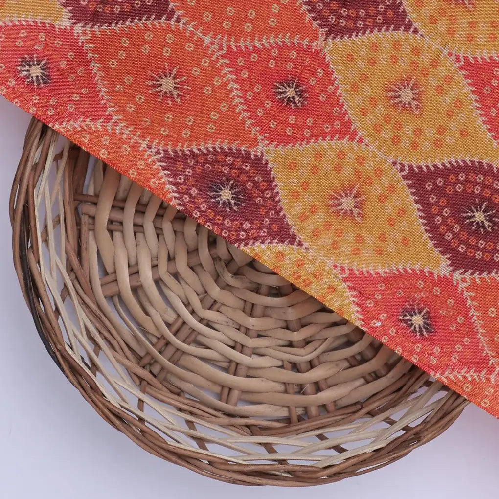 Cool Three Colour Ogee Pattern Digital Printed Fabric - Pure Muslin – pm 0 ta08261p6 110 cool three colour ogee pattern digital printed fabric pure muslin 2