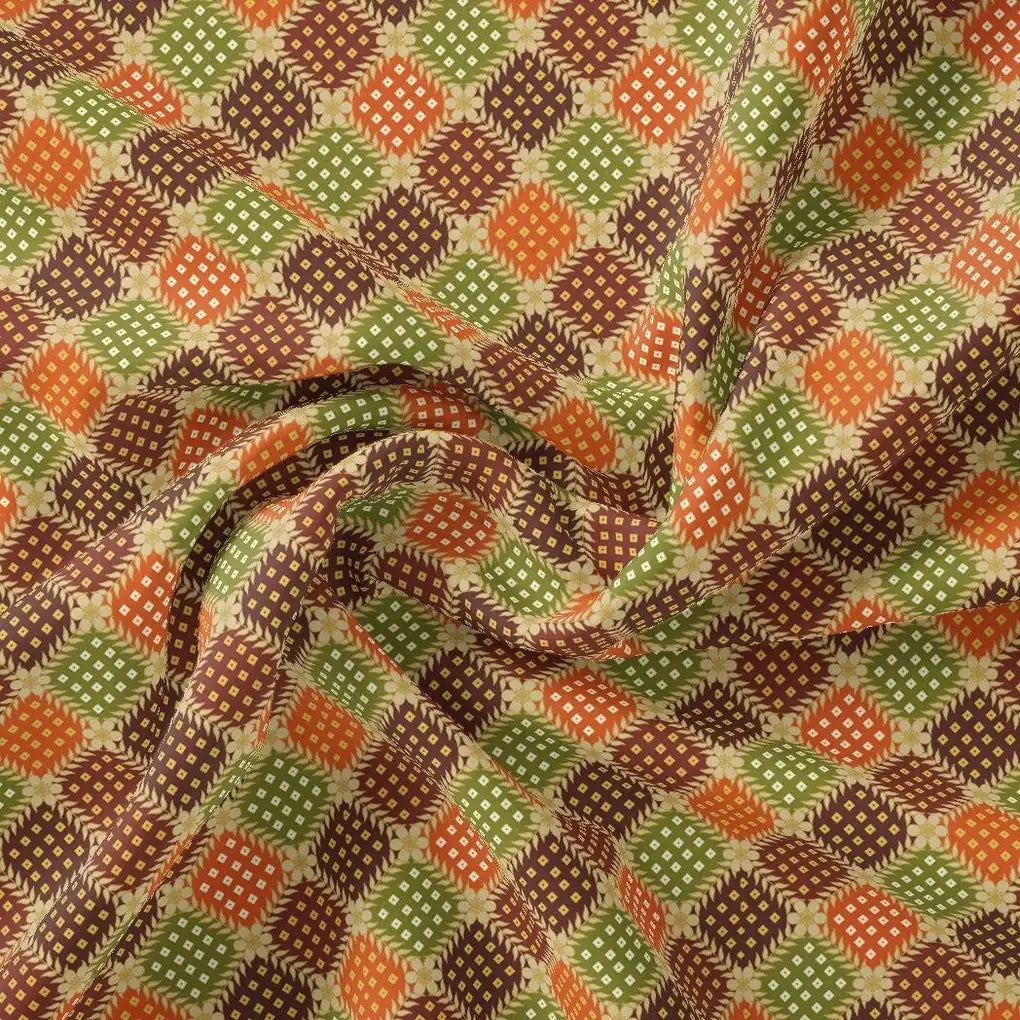 Seamless Honeycomb Repeat Pattern Digital Printed Fabric - Pure Muslin – pm 0 ta08278p1 110 seamless honeycomb repeat pattern digital printed fabric pure muslin 1