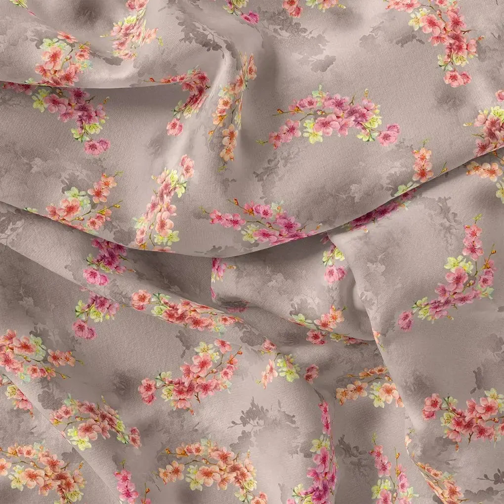 Ditsy Cool Summer Pattern Digital Printed Fabric - Pure Muslin – pm 0 ta08283p1 110 ditsy cool summer pattern digital printed fabric pure muslin 3