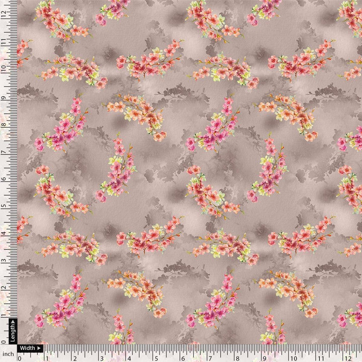 Ditsy Cool Summer Pattern Digital Printed Fabric - Pure Muslin - FAB VOGUE Studio®