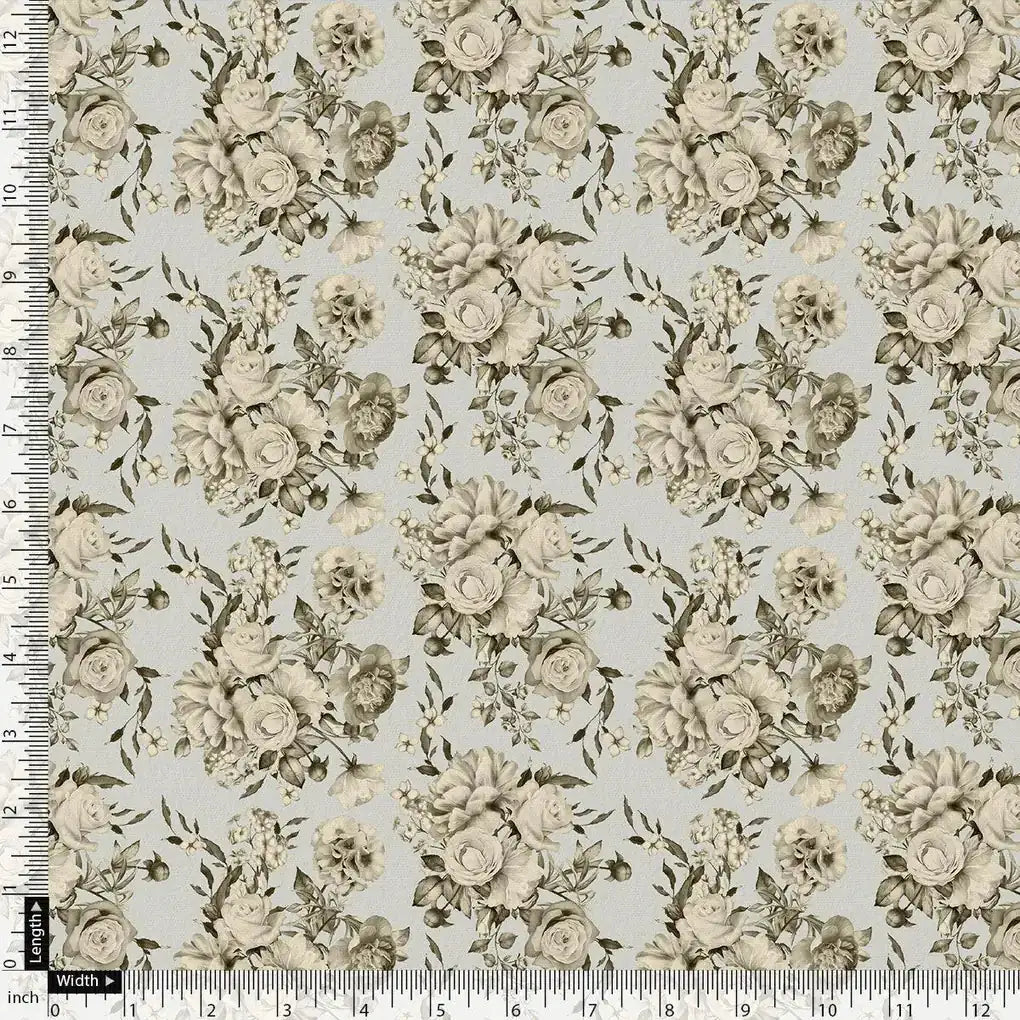 Floral Bright Golden Floral Digital Printed Fabric - Pure Muslin – pm 0 ta08305 110 floral bright golden floral digital printed fabric pure muslin 4