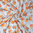 Yellow Lonicera Grey Leafs Digital Printed Fabric - Pure Muslin – pm 0 ta08325p6 110 yellow lonicera grey leafs digital printed fabric pure muslin 1