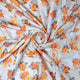 Yellow Lonicera Grey Leafs Digital Printed Fabric - Pure Muslin – pm 0 ta08325p6 110 yellow lonicera grey leafs digital printed fabric pure muslin 1