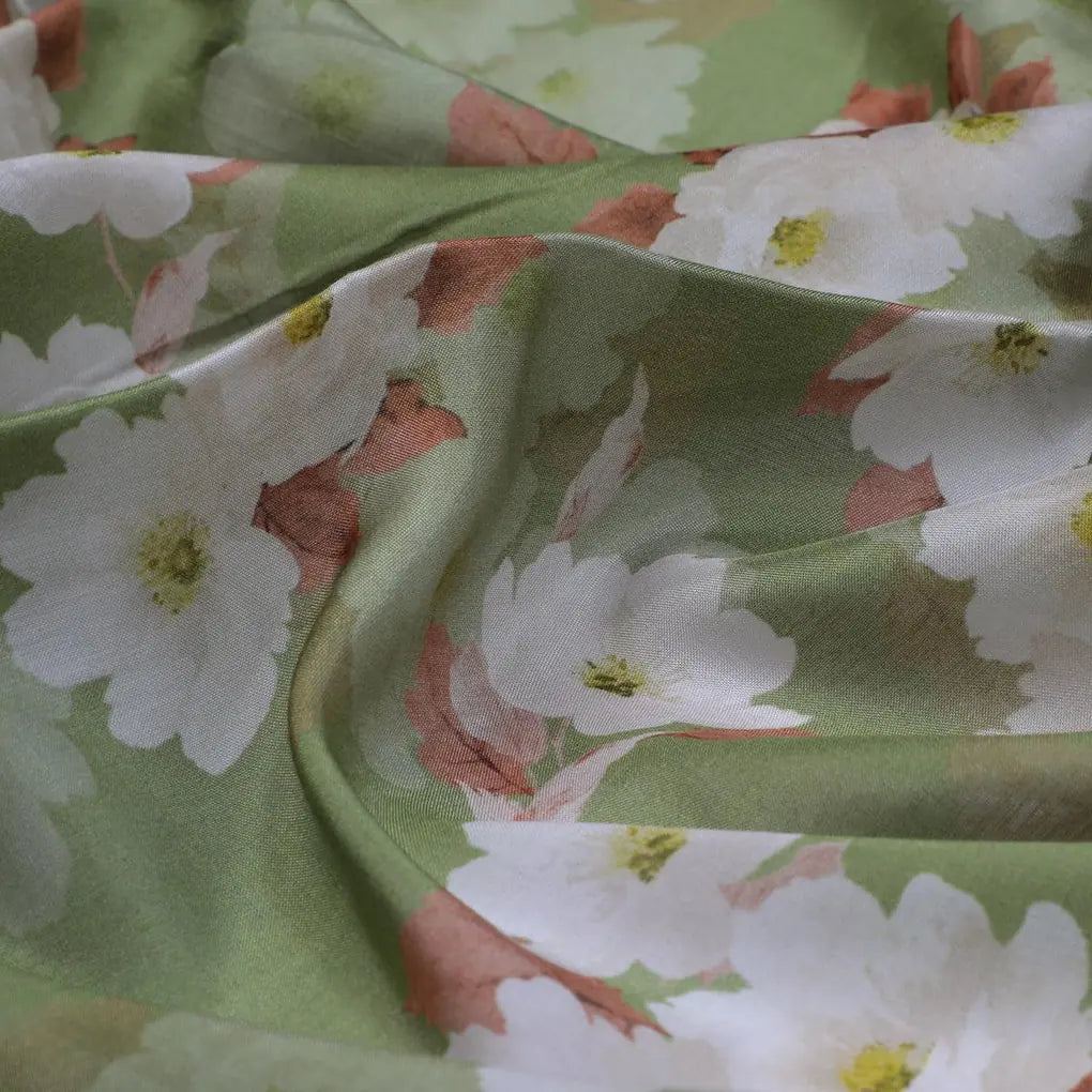 Lovely White Rose Digital Printed Fabric - Pure Muslin – pm 0 ta08334p4 110 lovely white rose digital printed fabric pure muslin 3