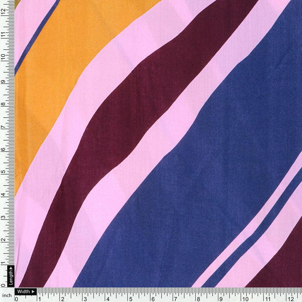 Beautiful Waving Colourful Digital Printed Fabric - Pure Muslin – pm 0 ta08485p2 110 beautiful waving colourful digital printed fabric pure muslin 4