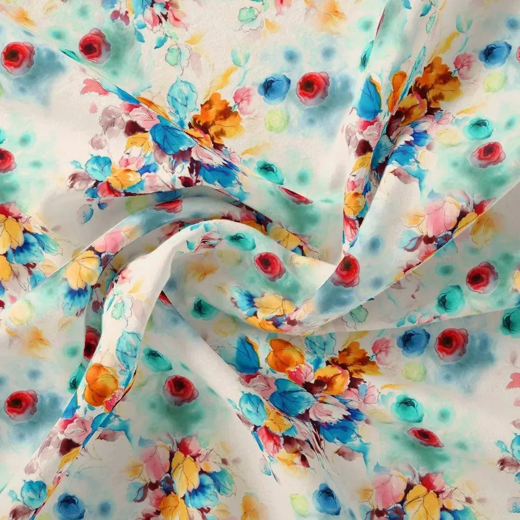 Rainbow Colourful Tulip Roses Digital Printed Fabric - Pure Muslin – pm 0 ta08523p4 110 rainbow colourful tulip roses digital printed fabric pure muslin 1