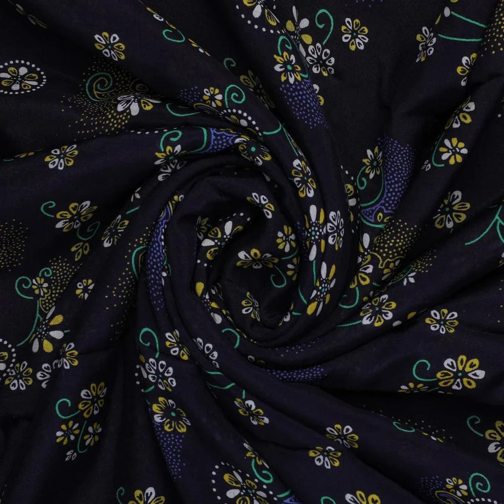 Royal Orchid Ditsy Digital Printed Fabric - Pure Muslin – pm 0 ta08543 110 royal orchid ditsy digital printed fabric pure muslin 1
