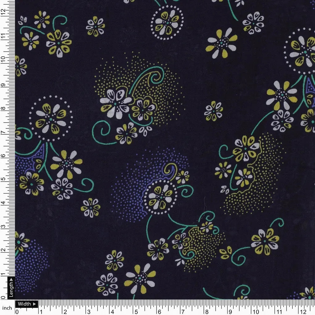 Royal Orchid Ditsy Digital Printed Fabric - Pure Muslin – pm 0 ta08543 110 royal orchid ditsy digital printed fabric pure muslin 4