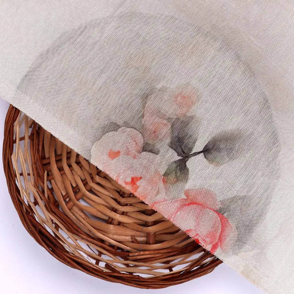 Beautiful Summer Peony Bunch Digital Printed Fabric - Pure Muslin – pm 0 ta08670 110 beautiful summer peony bunch digital printed fabric pure muslin 2