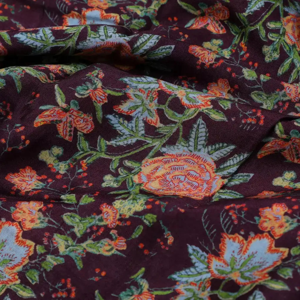 Lovely Roses Embroidery Brunch Digital Printed Fabric - Pure Muslin – pm 0 ta08806 110 lovely roses embroidery brunch digital printed fabric pure muslin 4