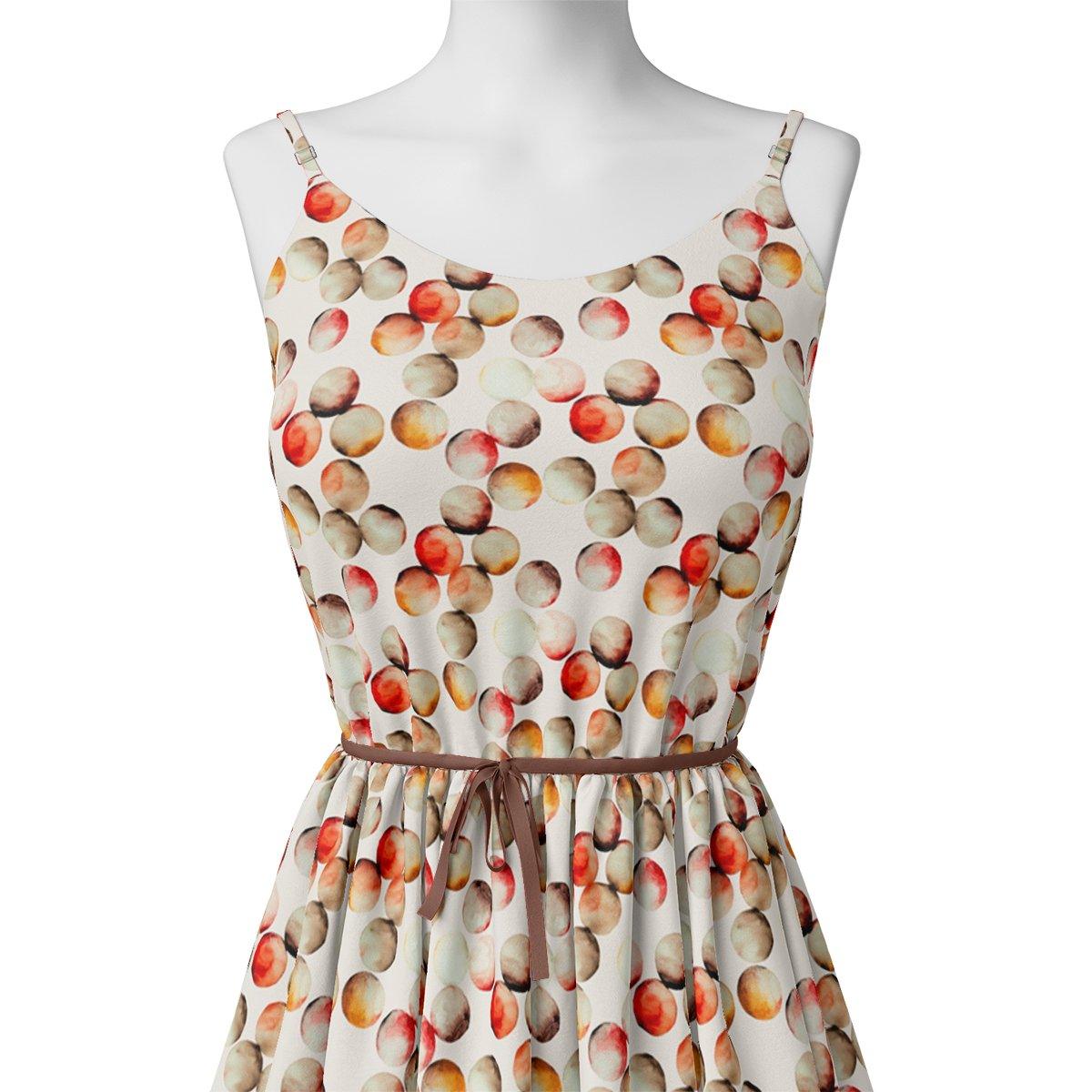 Creative Morden Round Gradient Digital Printed Fabric - Pure Muslin - FAB VOGUE Studio®