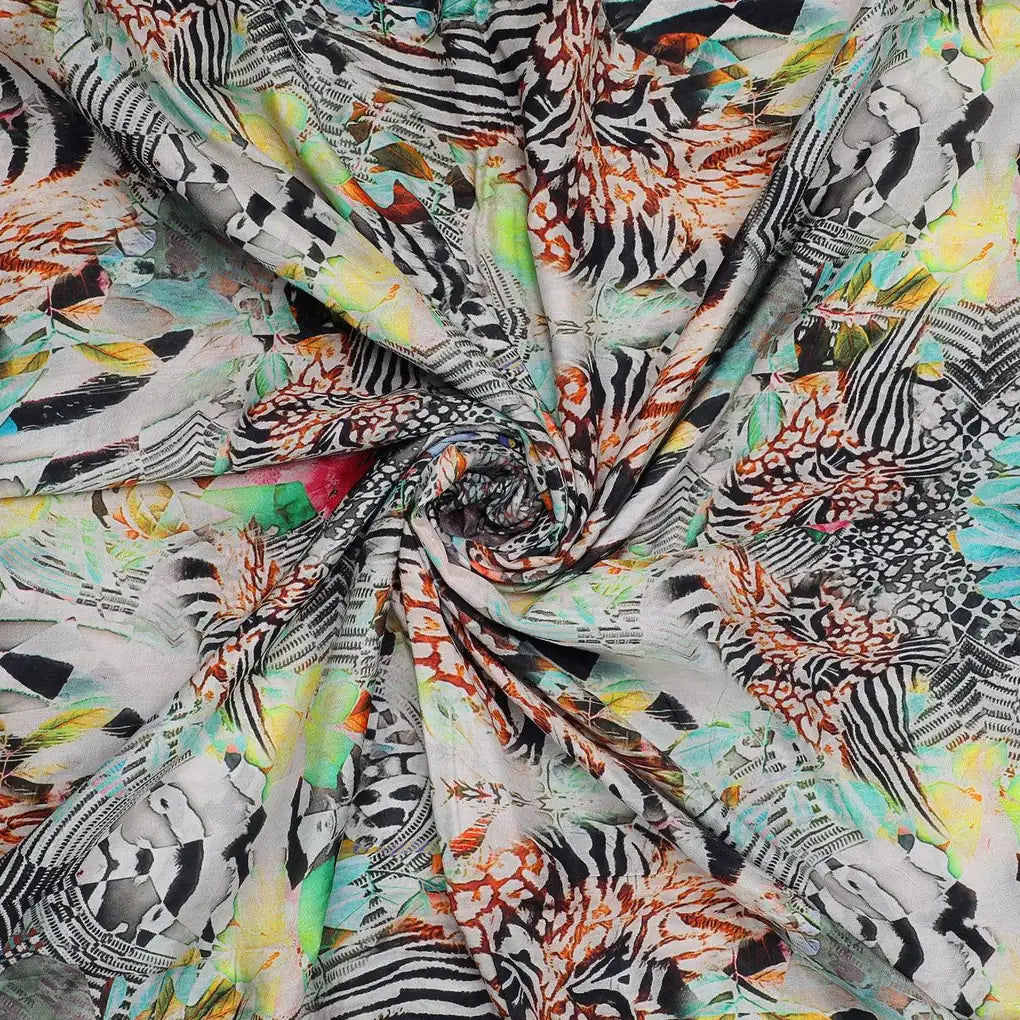 Blue Paper Art Printed Pure Muslin Fabric – pm 0 ta09497 110 blue paper art printed pure muslin fabric 1