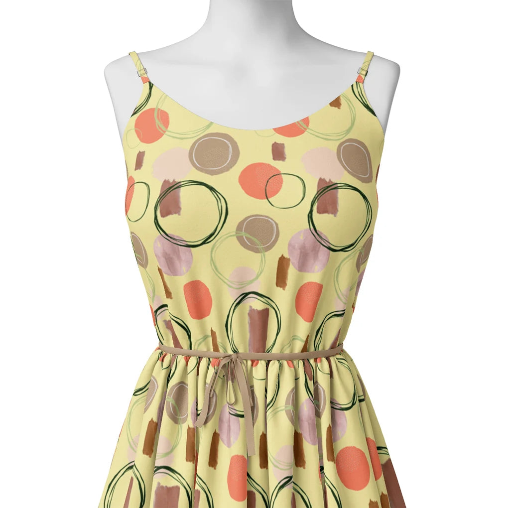 Decorative Abstract Circle Spotted Art Digital Printed Fabric - Pure Muslin – pm 0 ta09498d 110 decorative abstract circle spotted art digital printed fabric pure muslin 2