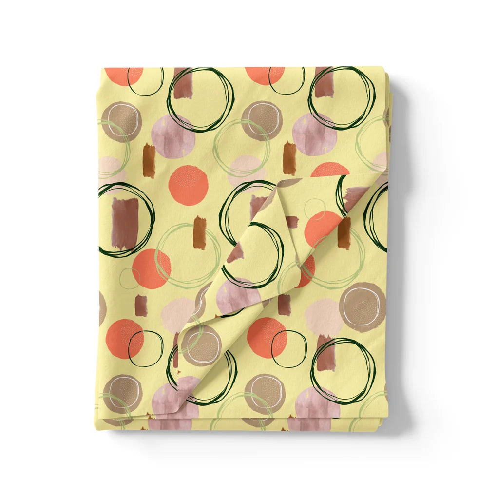 Decorative Abstract Circle Spotted Art Digital Printed Fabric - Pure Muslin – pm 0 ta09498d 110 decorative abstract circle spotted art digital printed fabric pure muslin 3