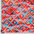 Beautiful Geometric Printed Pure Muslin Fabric – pm 0 ta09970 110 blue geometric printed pure muslin fabric 4