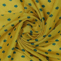 Lemon Yellow Small And Single Motif Allover Digital Printed Fabric - Pure Muslin – pm 0 ta7590p2 110 lemon yellow small and single motif allover digital printed fabric pure muslin 1