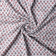 Tiny Sunflower Blue With Red Digital Printed Fabric - Linen – poli 0 fvs2021 110 tiny sunflower blue with red digital printed fabric linen 1