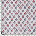 Tiny Sunflower Blue With Red Digital Printed Fabric - Linen – poli 0 fvs2021 110 tiny sunflower blue with red digital printed fabric linen 4