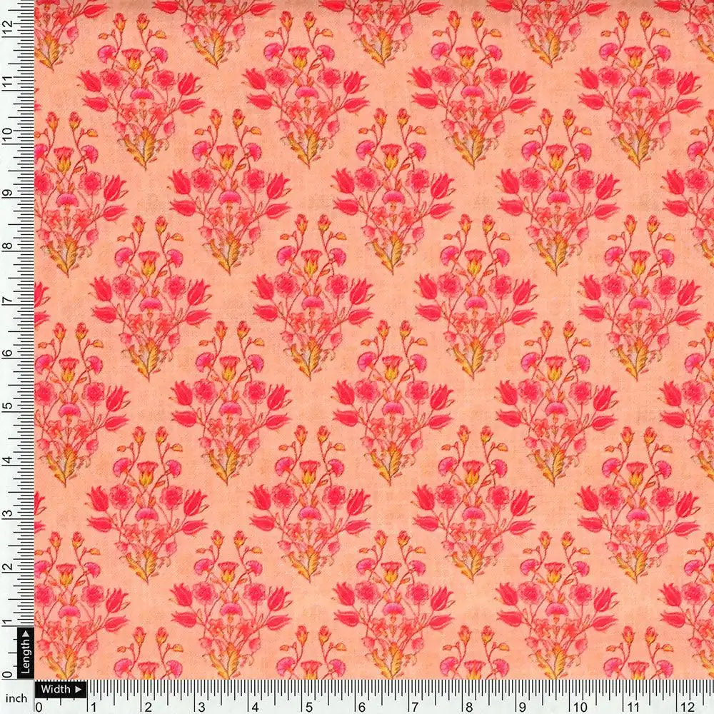 Seamless Flower Bud Of Roses Digital Printed Fabric - Linen – poli 0 fvs2024 110 seamless flower bud of roses digital printed fabric linen 4